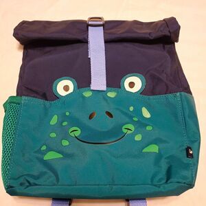 Joules Unisex Kids Frog Backpack Nylon Zip Adjustable Strap Outer Pockets NWT